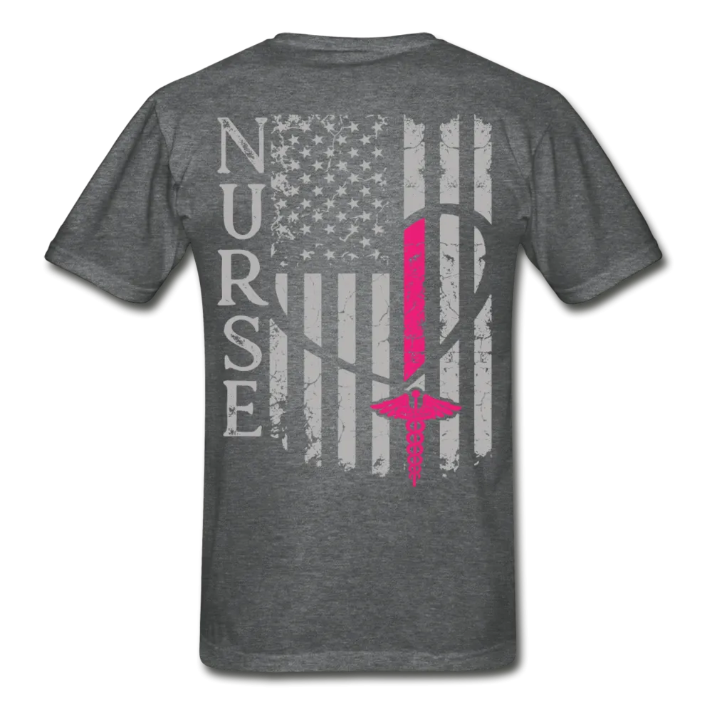 Nurse Flag Gildan Ultra Cotton Adult T-Shirt (CK1213)
