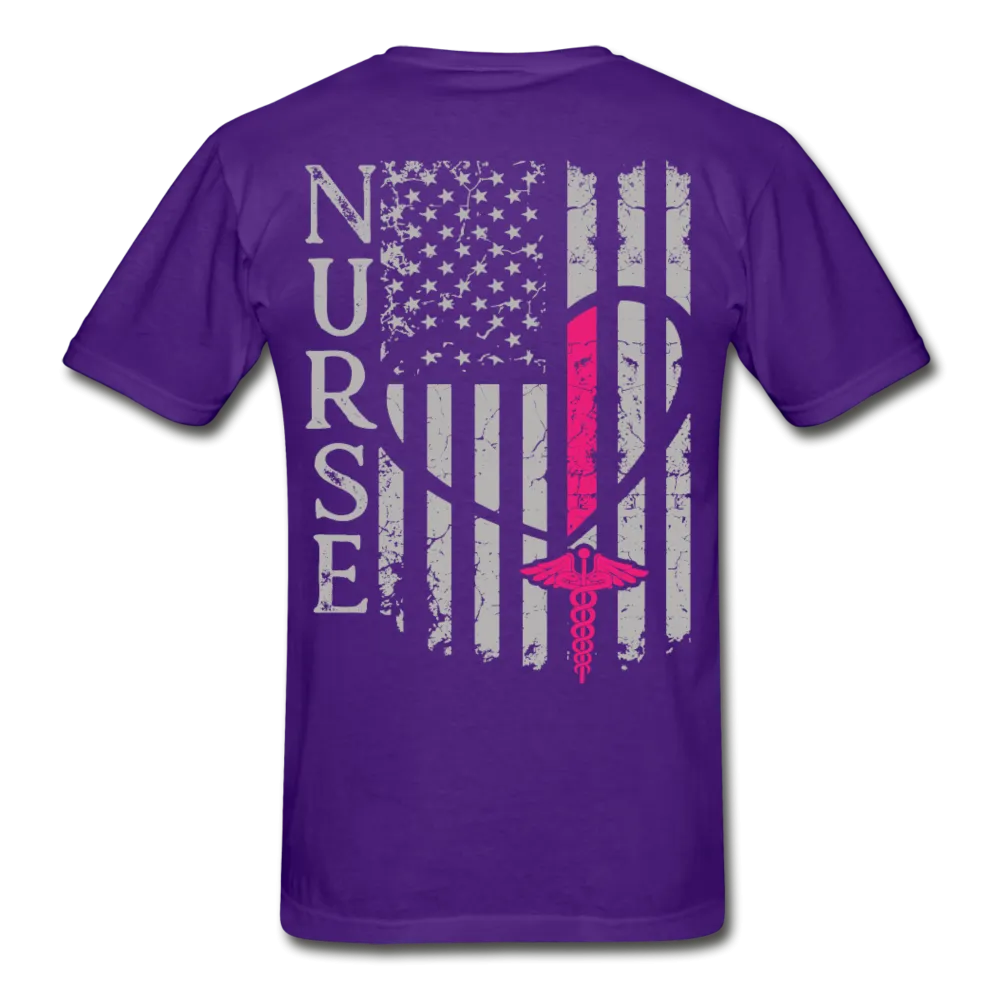 Nurse Flag Gildan Ultra Cotton Adult T-Shirt (CK1213)