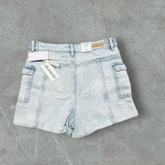 NWT Blank NYC The Perry Mom Cargo Shorts