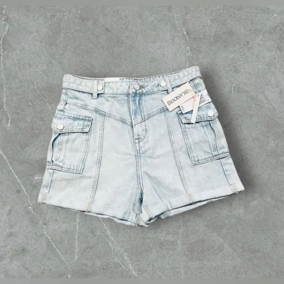 NWT Blank NYC The Perry Mom Cargo Shorts