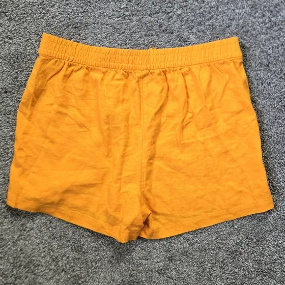 NWT J. Crew Linen-blend drawstring short