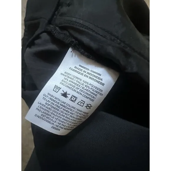 NWT Nike M Zip High Waisted Active Shorts $70 Black Grey