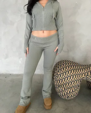 On the Daily Knit Flare Pants