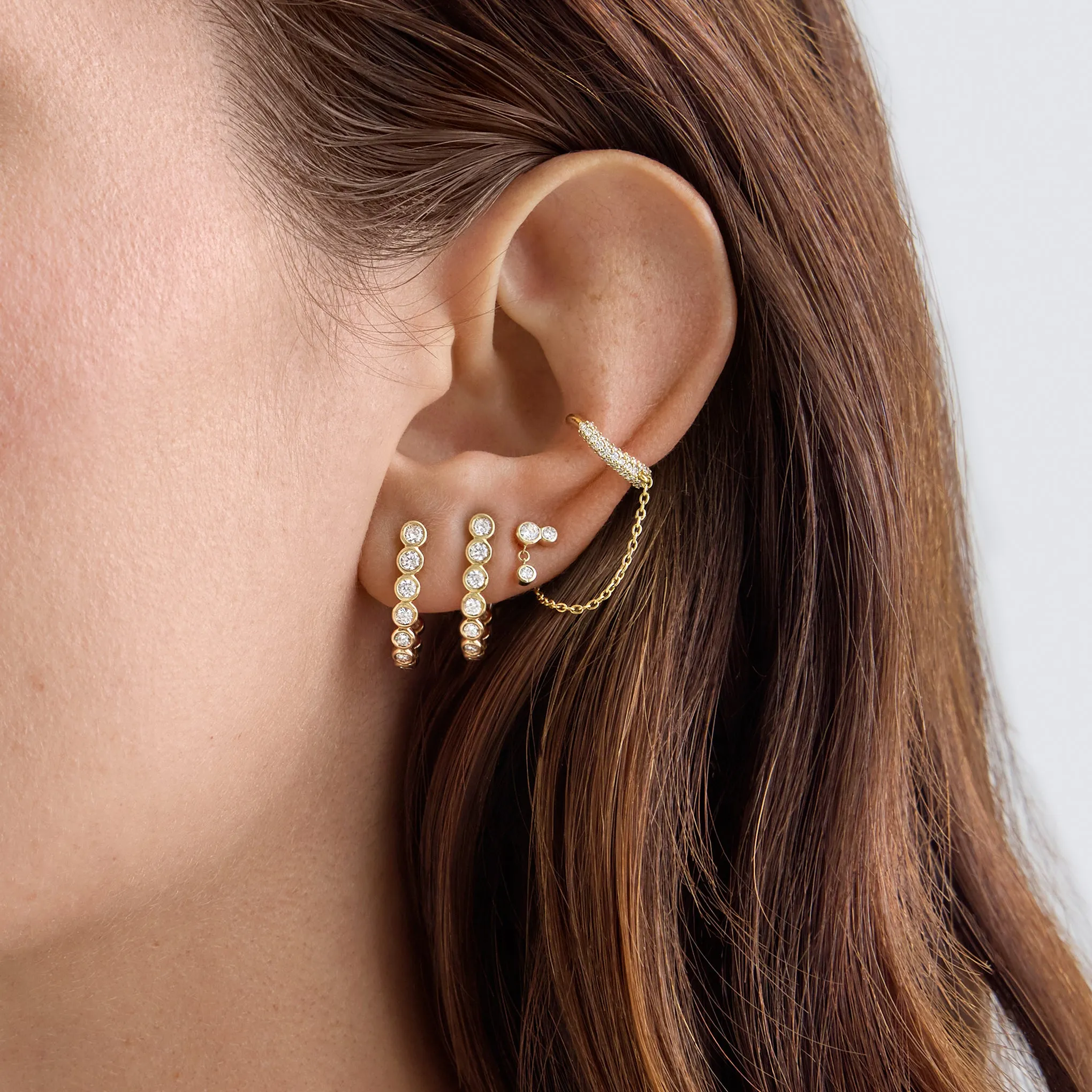 Onda Pavé Ear Cuff