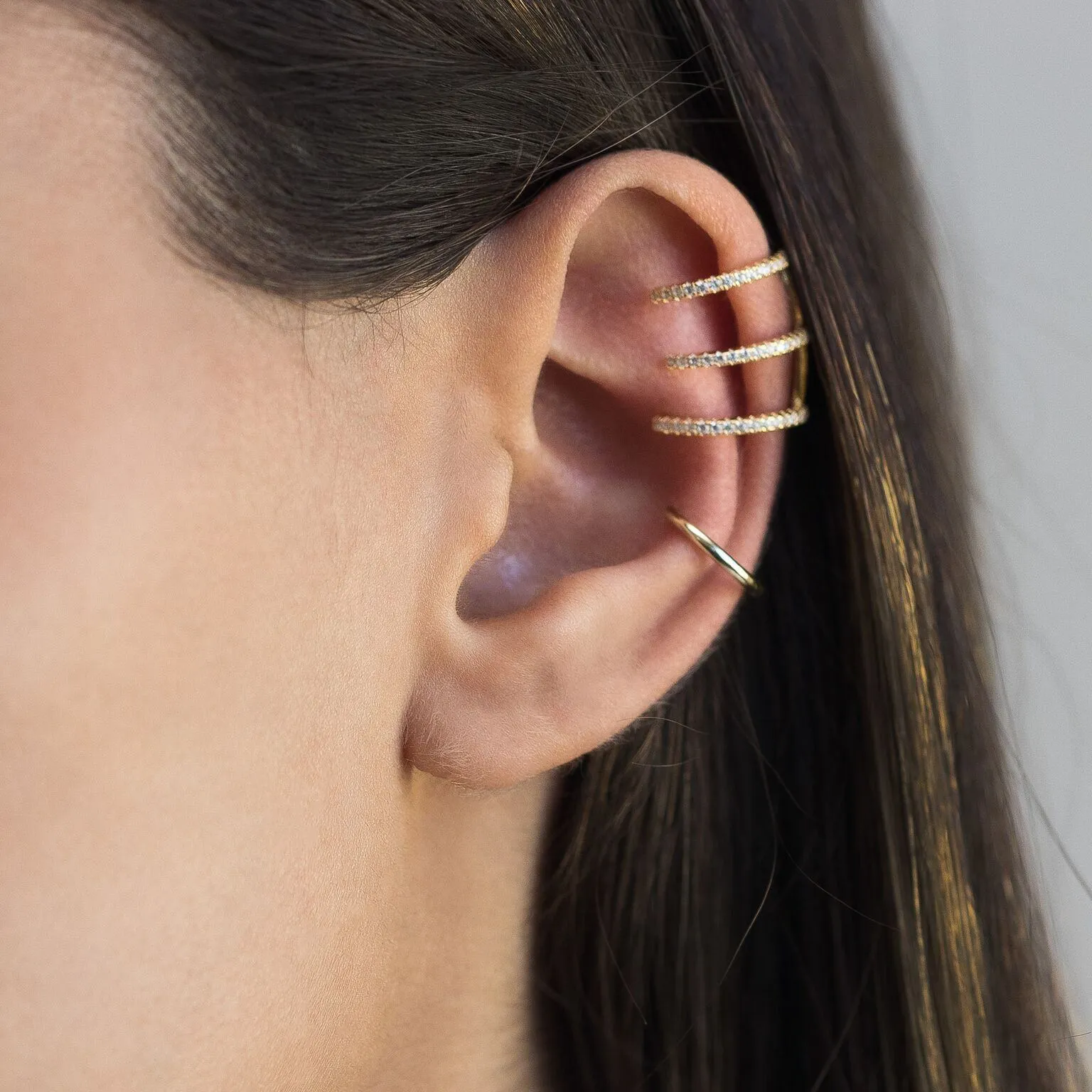 Onyx Solid Ear Cuff