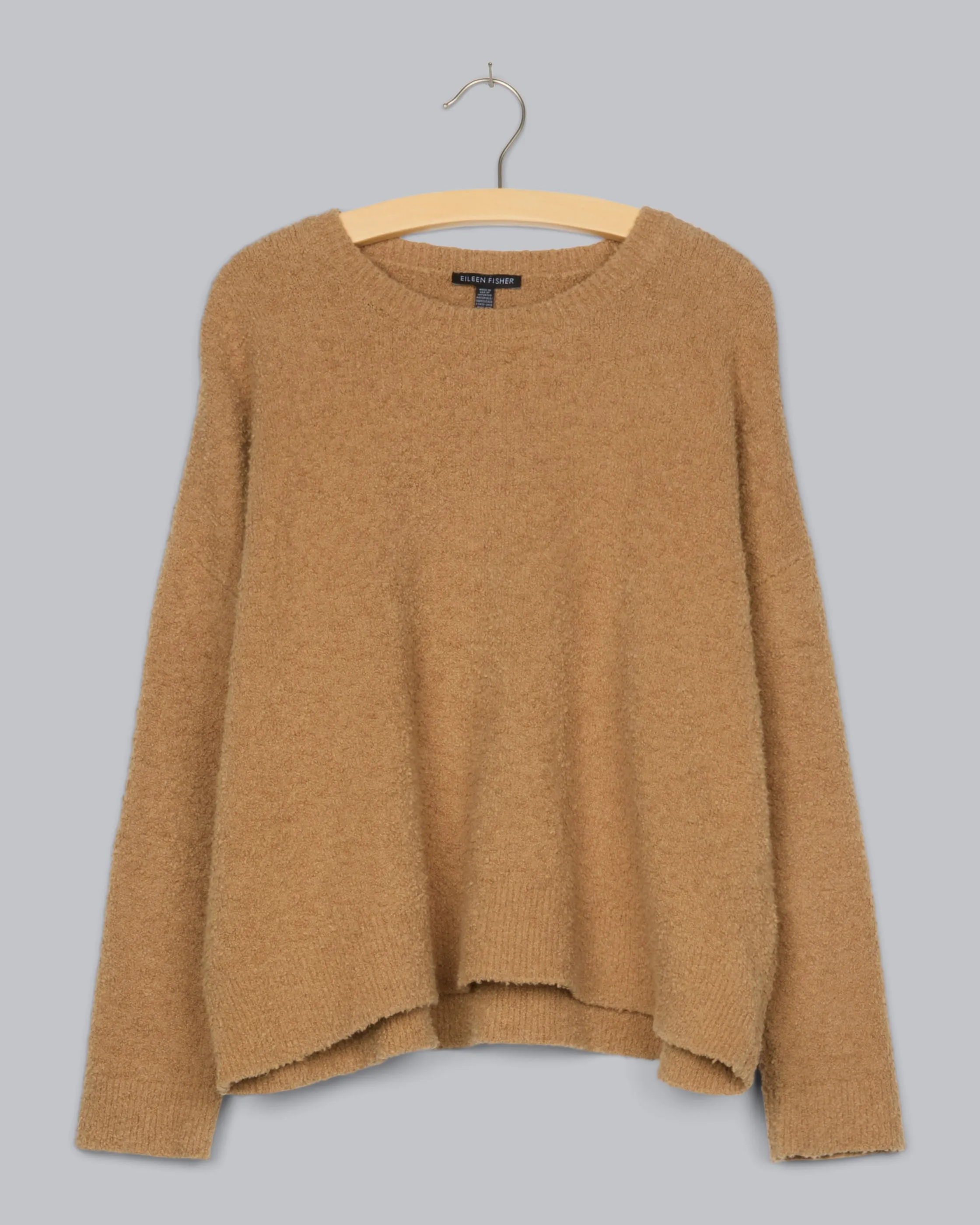 Organic Cotton Boucle Pullover