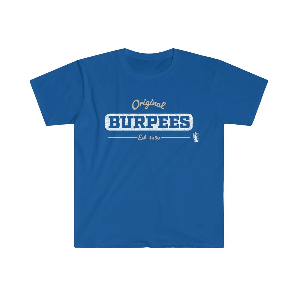 Original Burpees - Est. 1939 - Men's Fitted Workout T Shirt