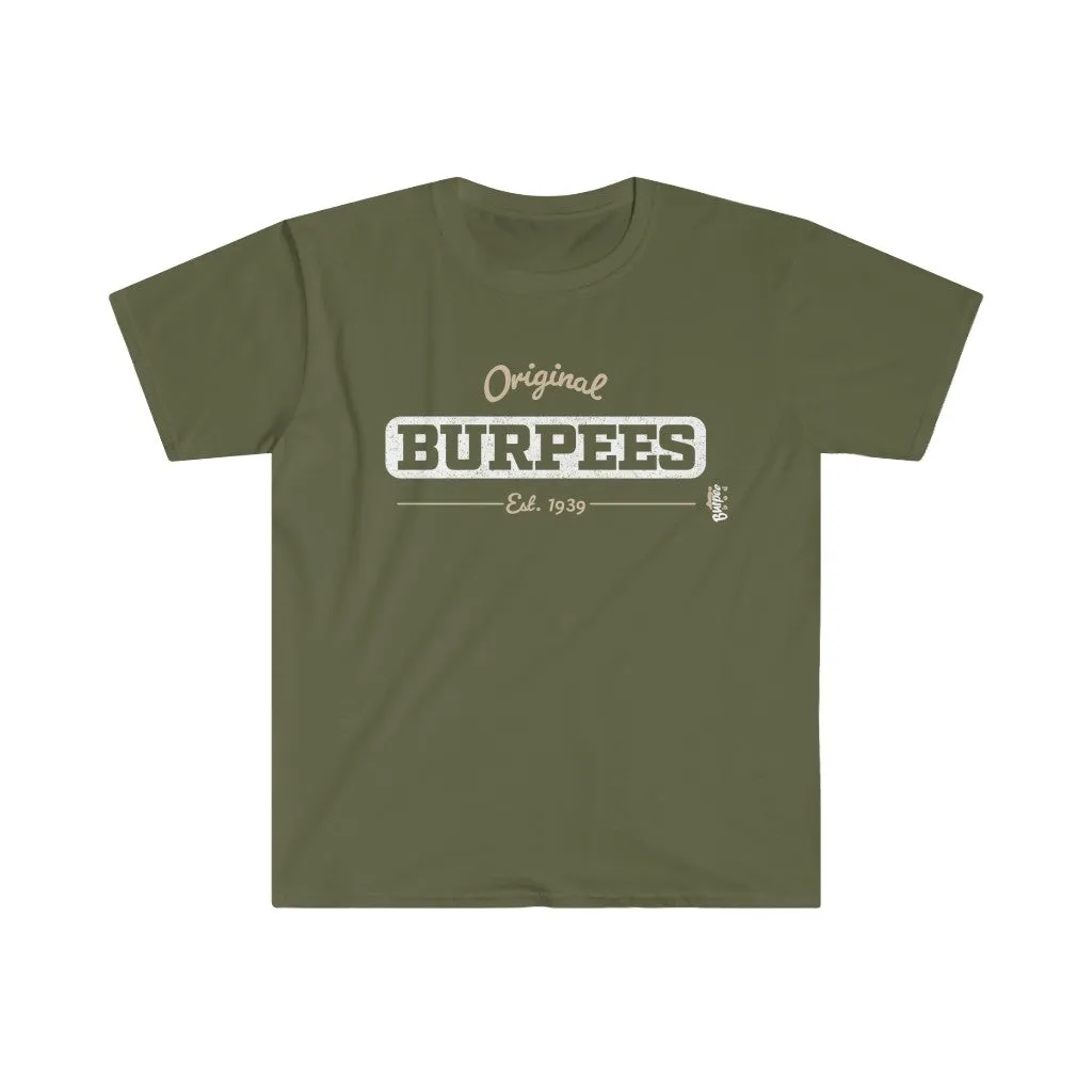 Original Burpees - Est. 1939 - Men's Fitted Workout T Shirt