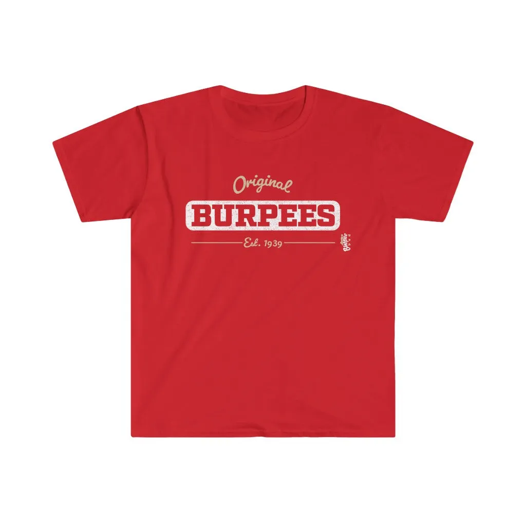 Original Burpees - Est. 1939 - Men's Fitted Workout T Shirt