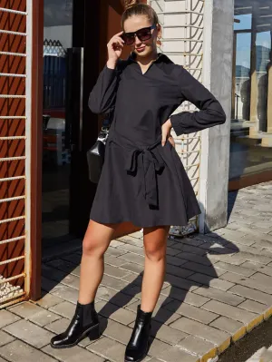 Original Design Women's Autumn and Winter Women's Shirt Lace Dress