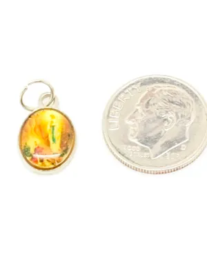 Our Lady of Lourdes Medal Charm