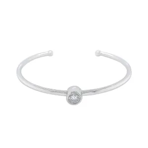 Oval cubic zirconia cuff