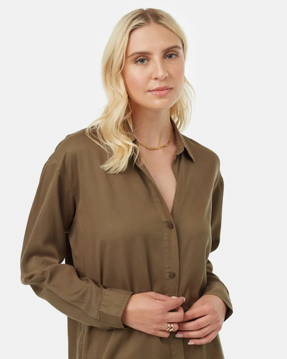 Oversized Shirt Dress