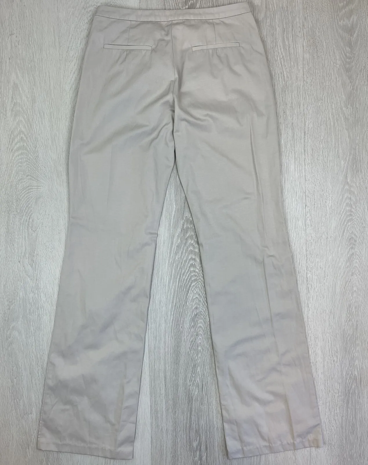 Ownley Womens Beige Gentle Flair Bootcut Pants Size Small