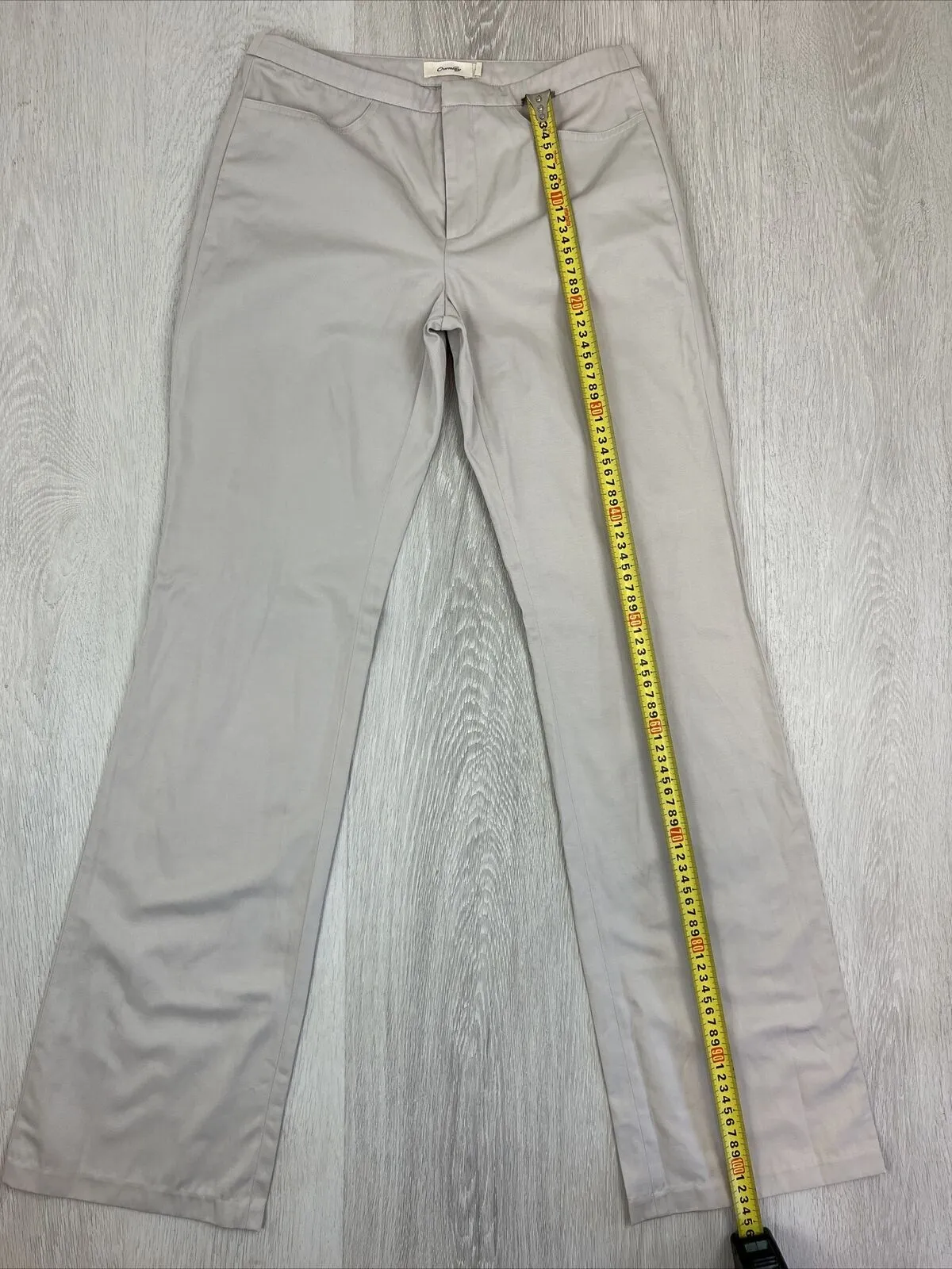Ownley Womens Beige Gentle Flair Bootcut Pants Size Small
