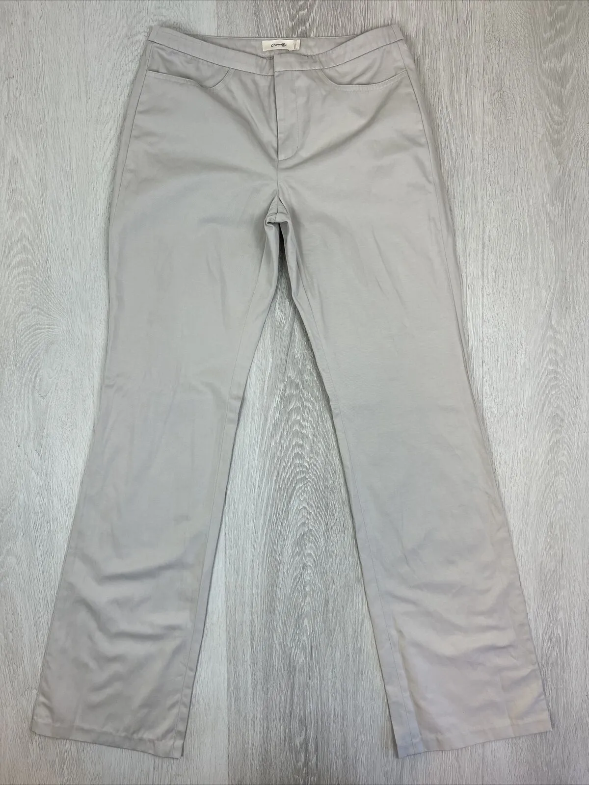 Ownley Womens Beige Gentle Flair Bootcut Pants Size Small