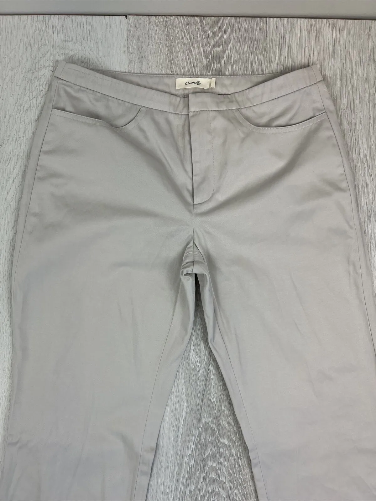 Ownley Womens Beige Gentle Flair Bootcut Pants Size Small