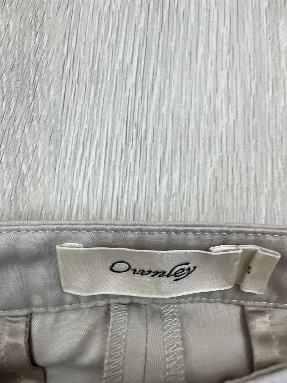 Ownley Womens Beige Gentle Flair Bootcut Pants Size Small