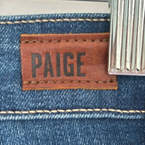 PAIGE Jimmy Jimmy Liya Distressed Cuffed Raw Edge Shorts Size 26