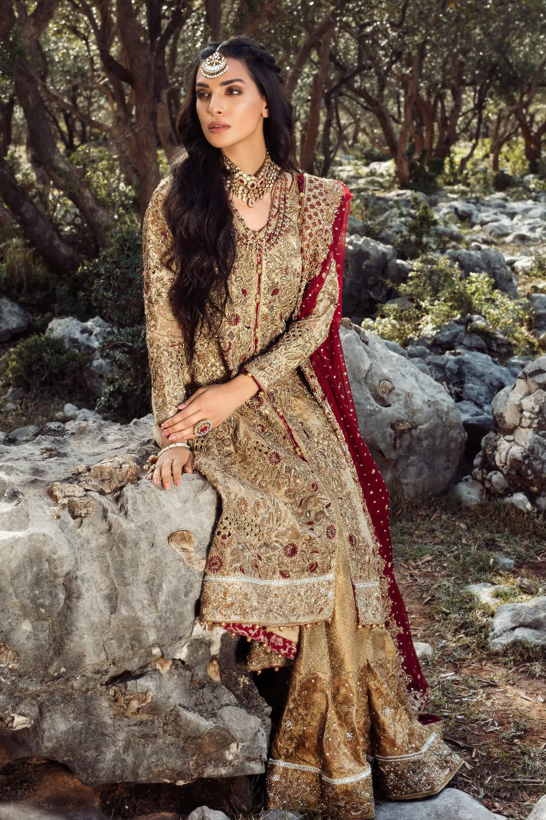 Pakistani Bridal Lehnga Online Shoippng #C2066