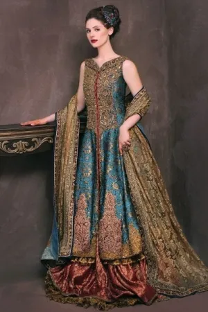 Pakistani Jamawar Bridal Lehenga Wear #N7106
