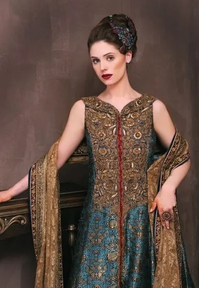 Pakistani Jamawar Bridal Lehenga Wear #N7106