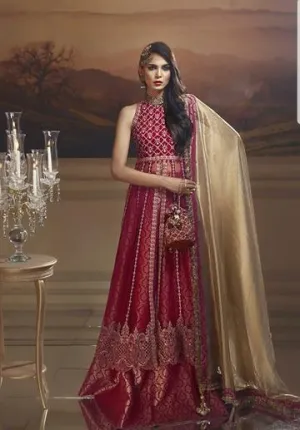 Pakistani Lehnga And Long Shirt by Anaya Model# C 1656