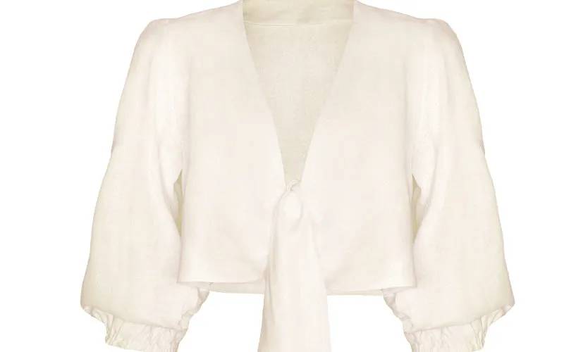 Pau Linen Blouse-Ellen Linen Short ::RET