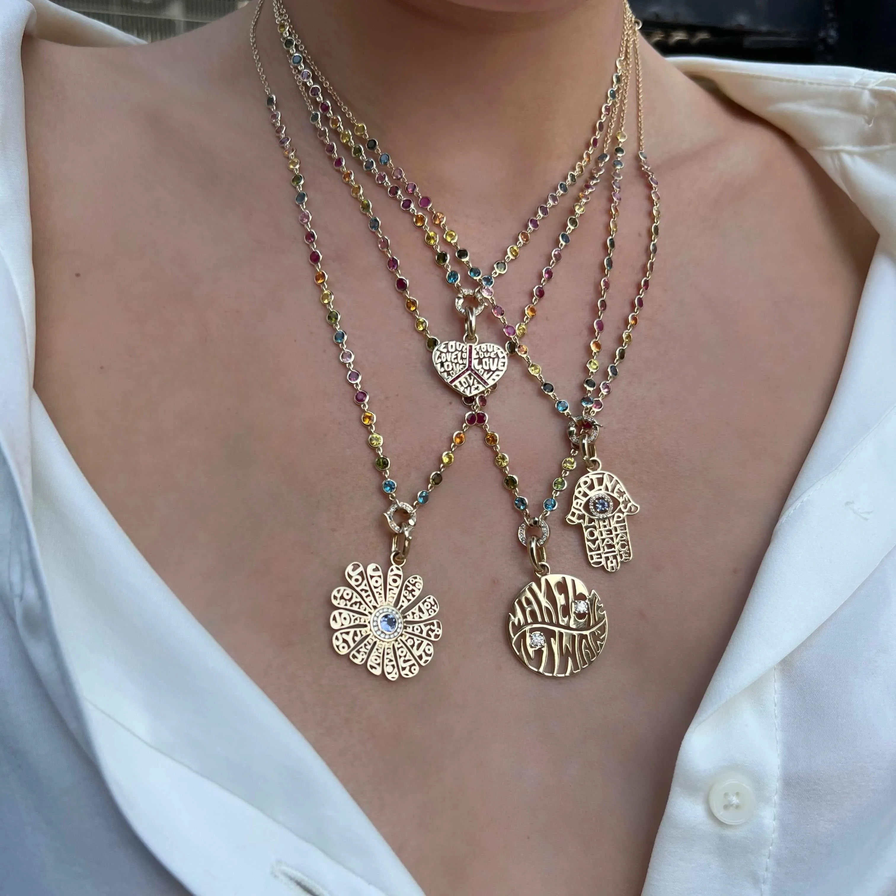 Peace & Love Pendant