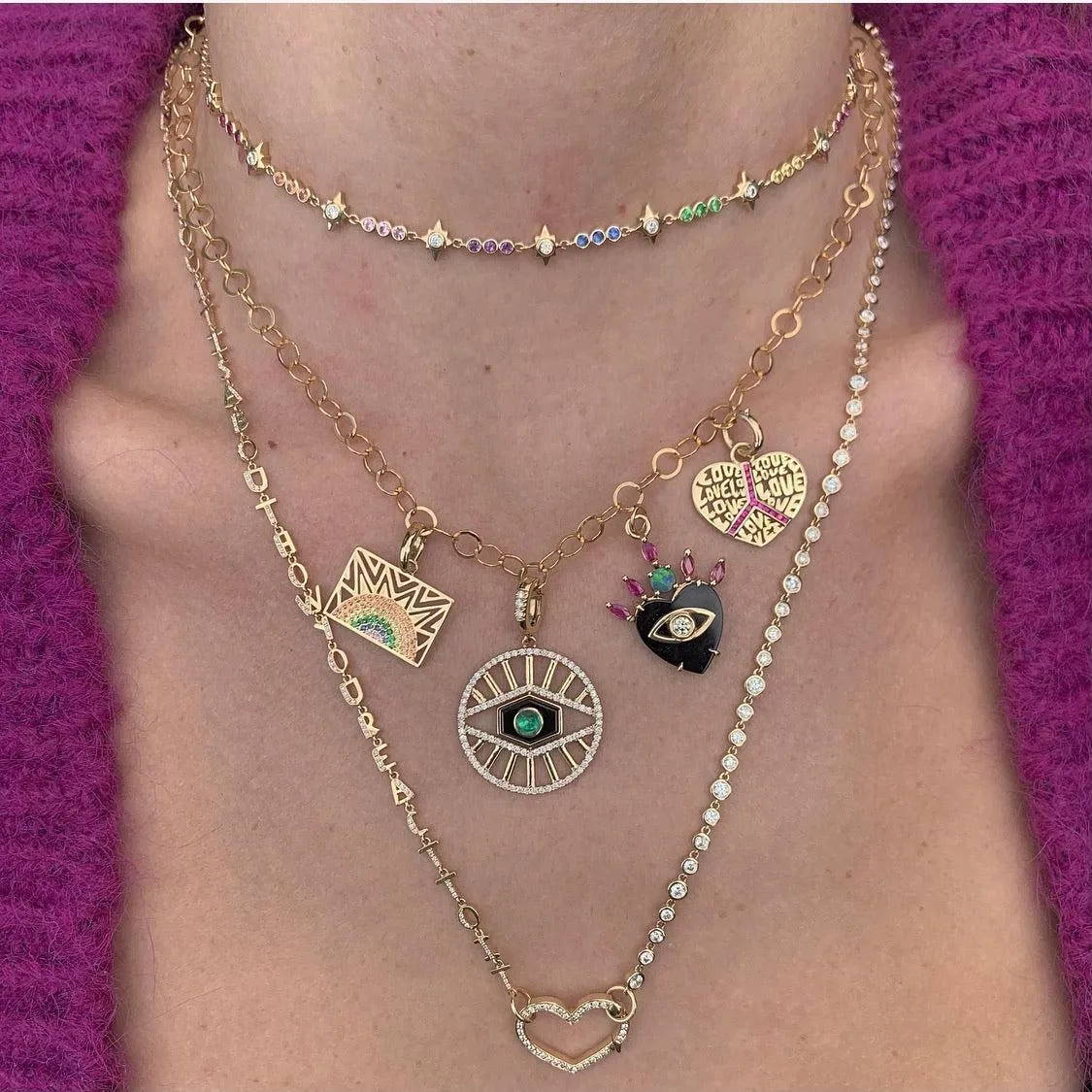 Peace & Love Pendant