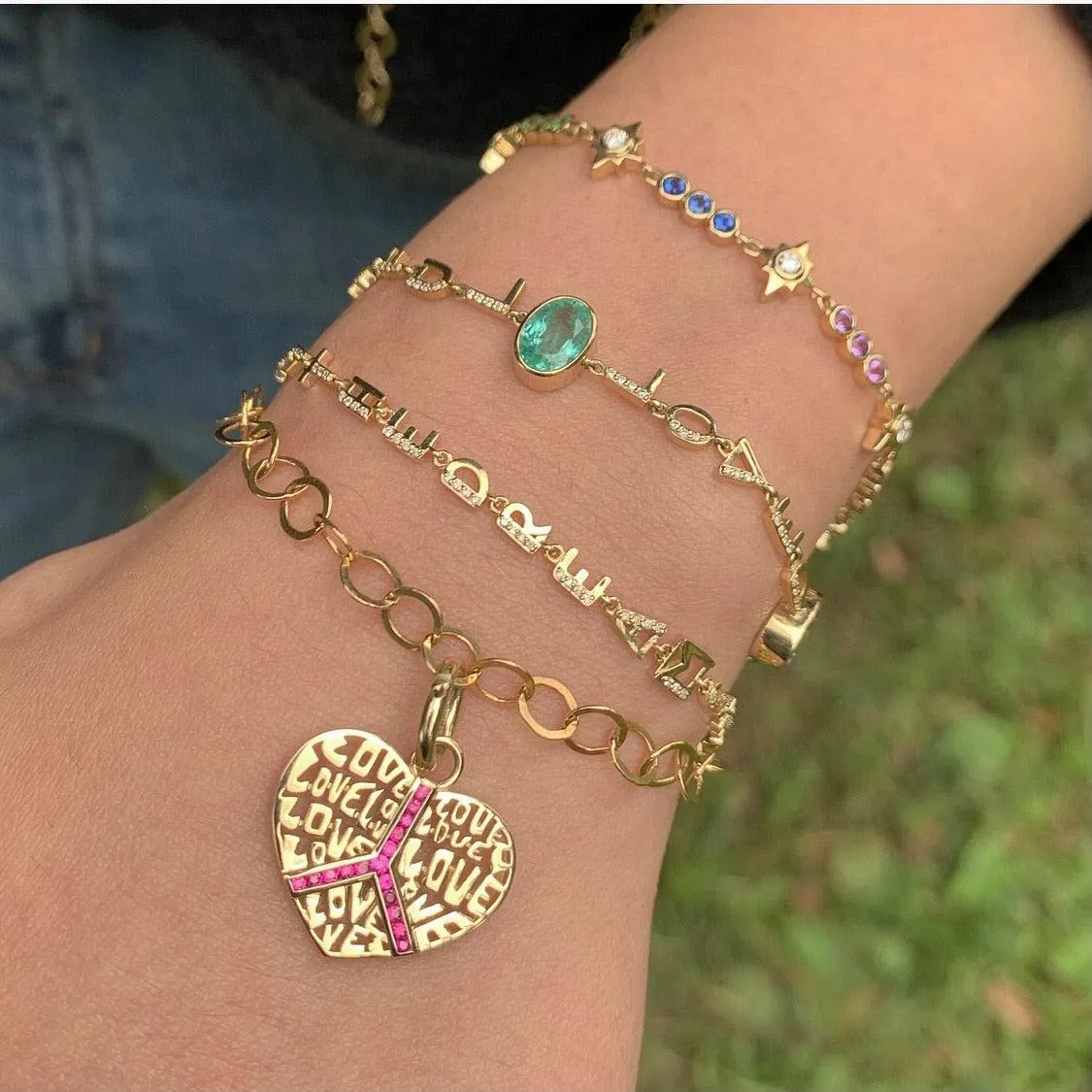 Peace & Love Pendant