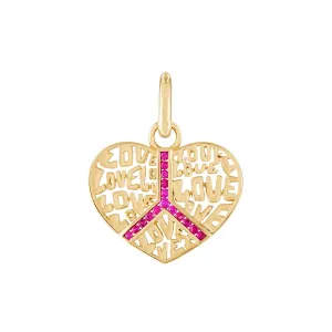 Peace & Love Pendant