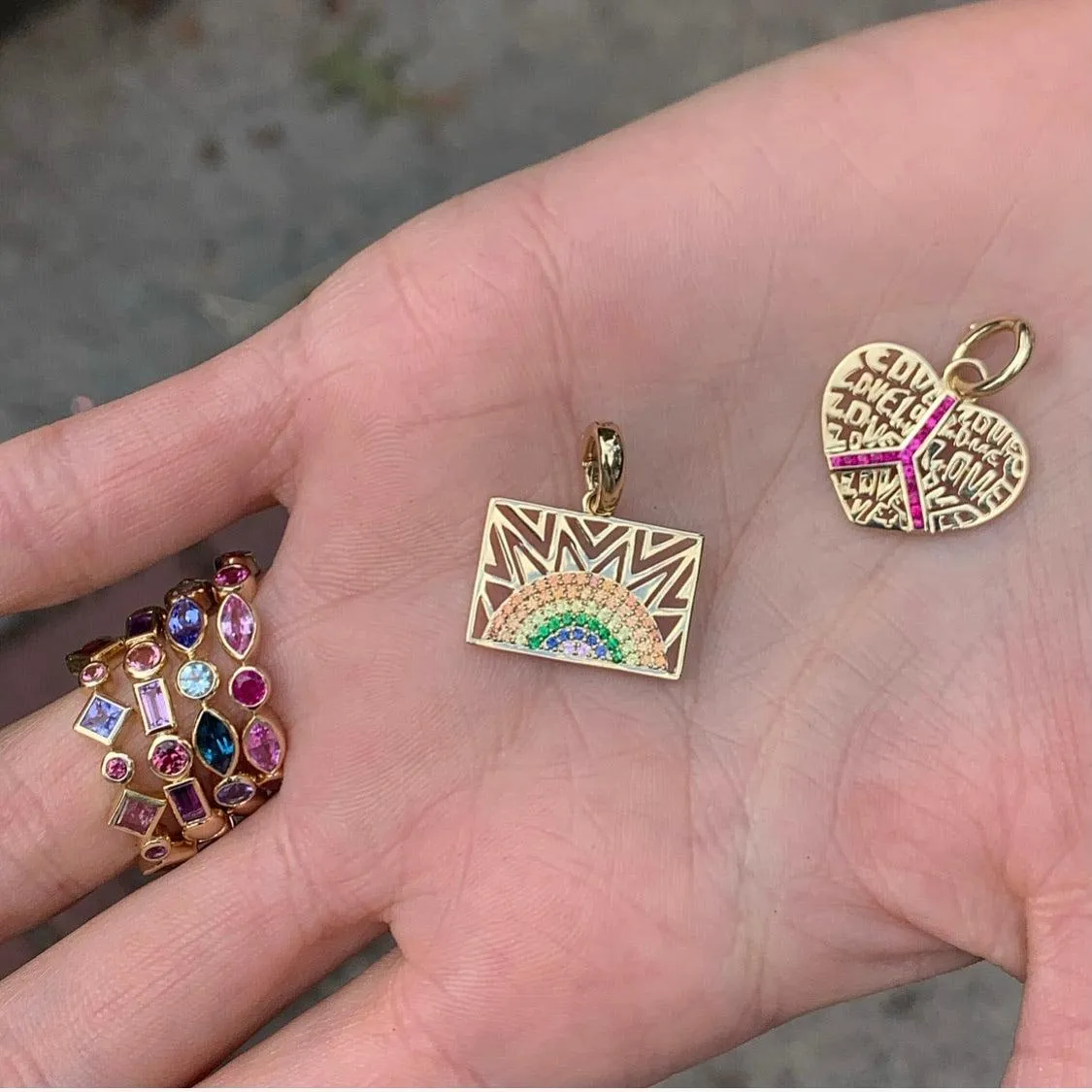 Peace & Love Pendant