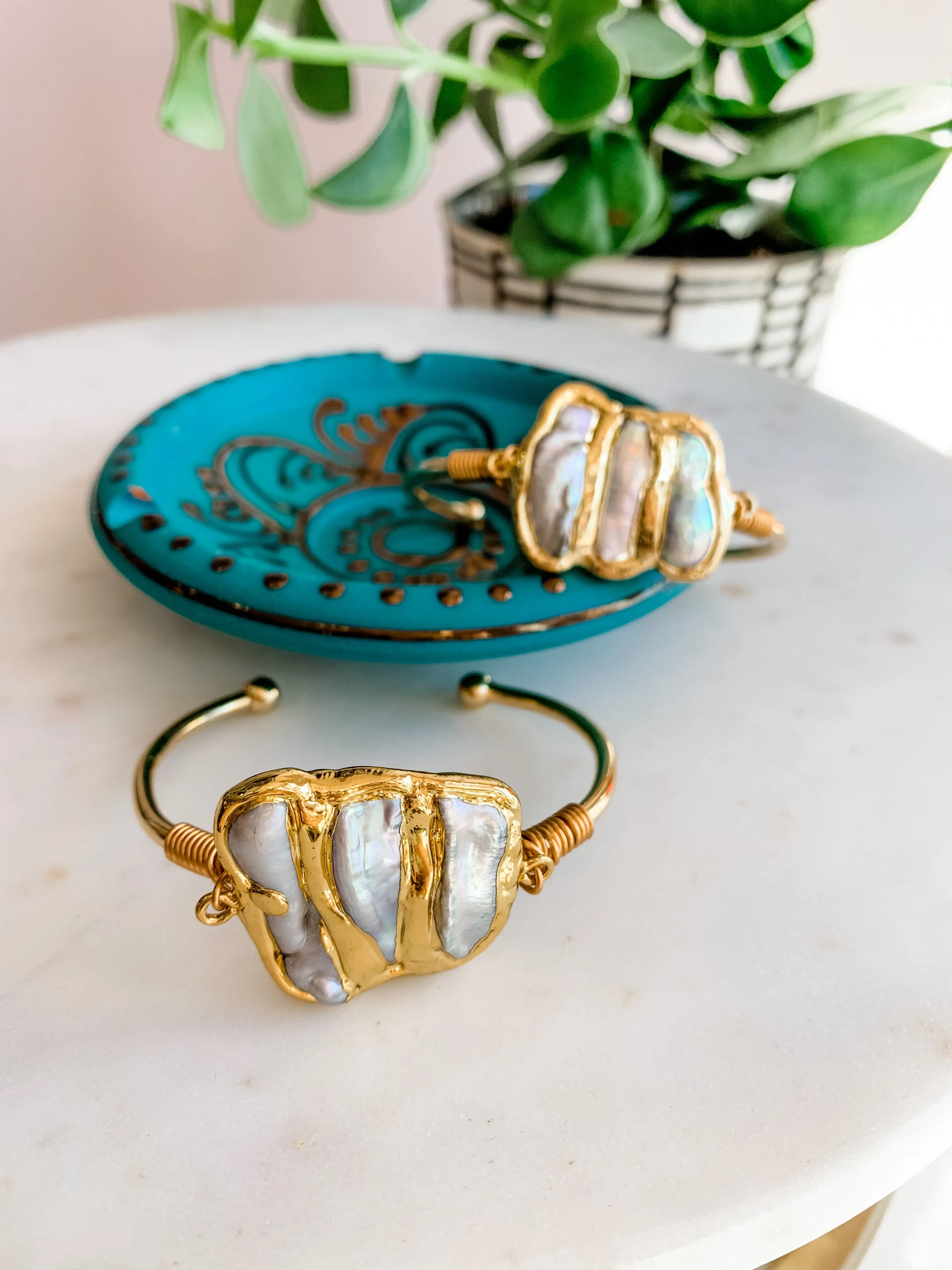 Pearl Triple Cuff