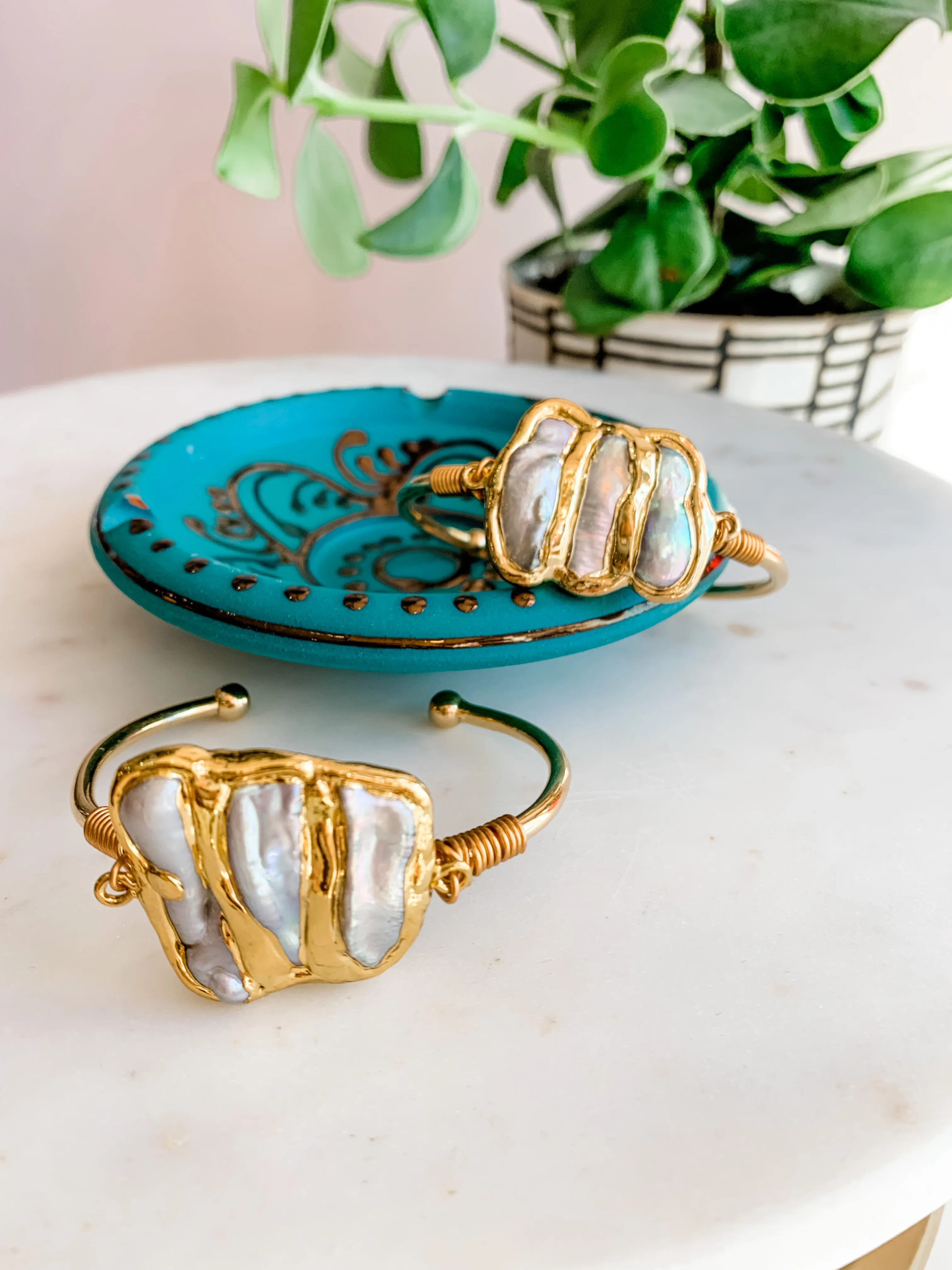 Pearl Triple Cuff