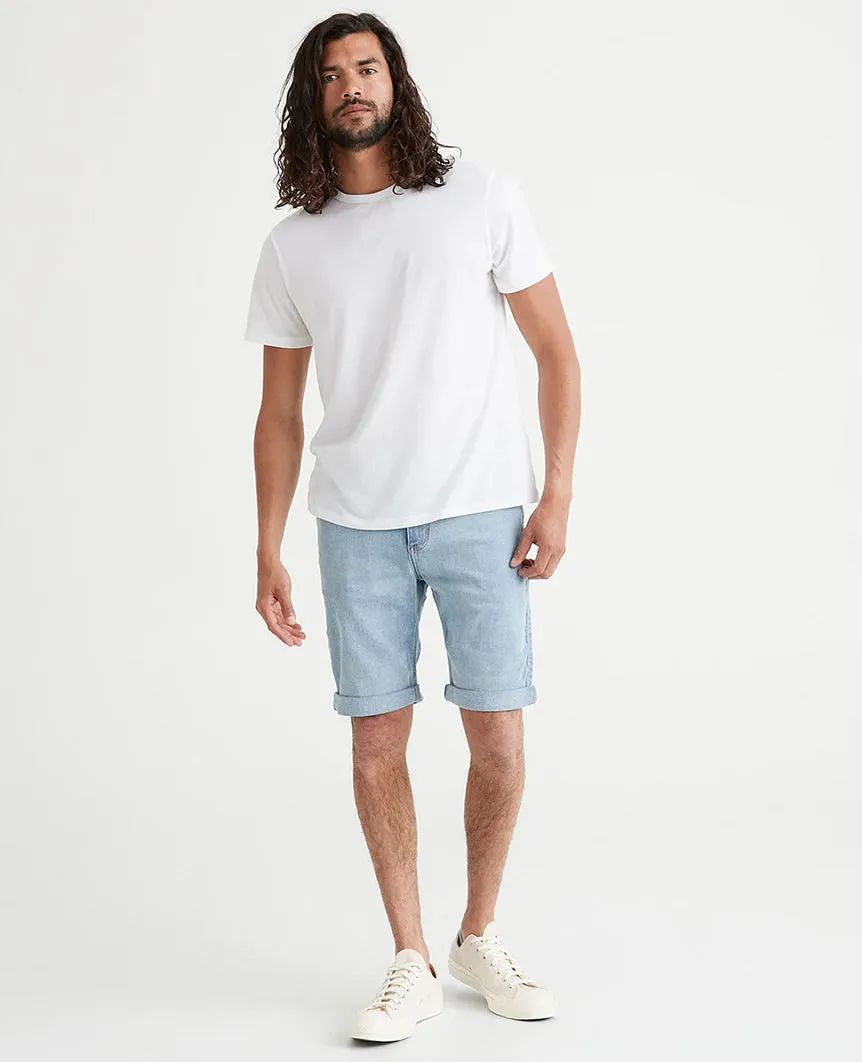 Performance Denim Commuter Short Modern Bleach