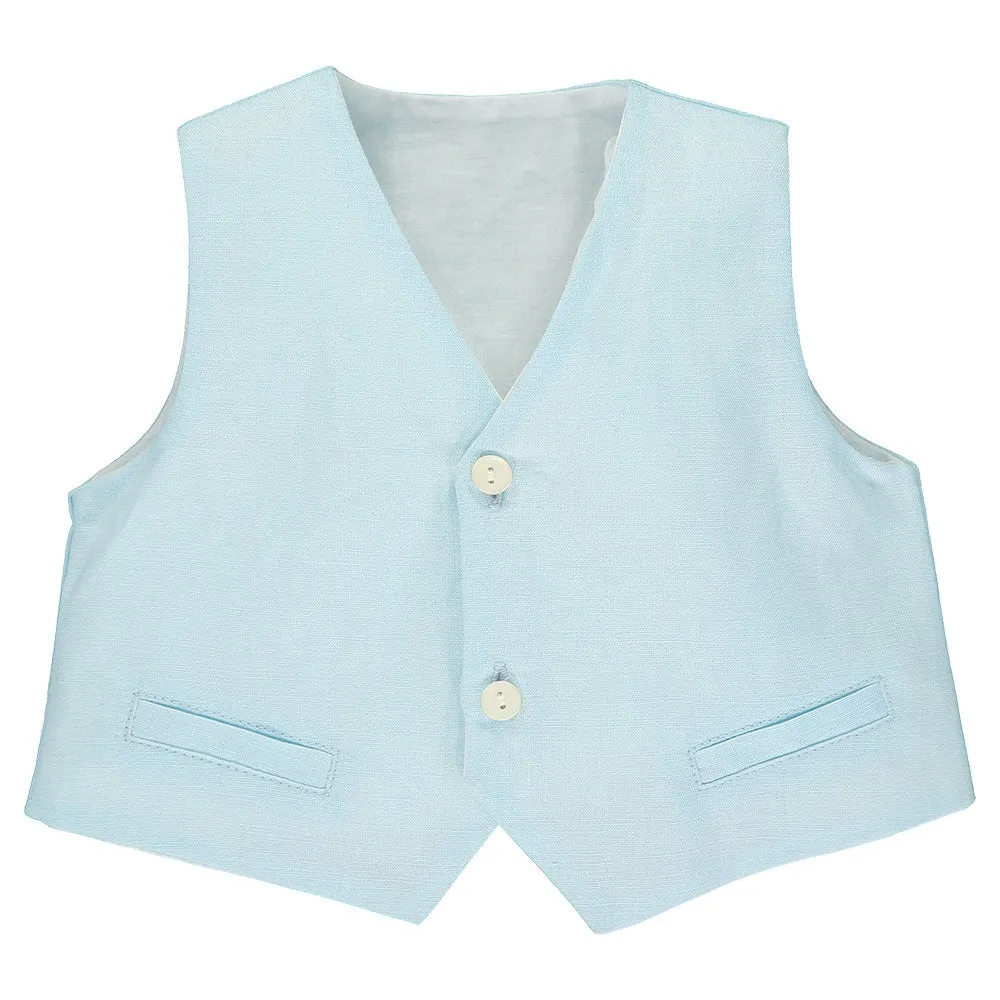 Perry Blue Baby Boys Outfit Set