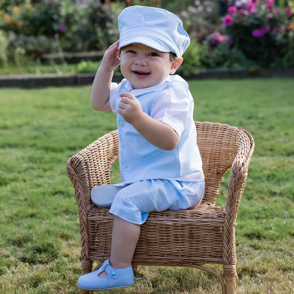 Perry Blue Baby Boys Outfit Set