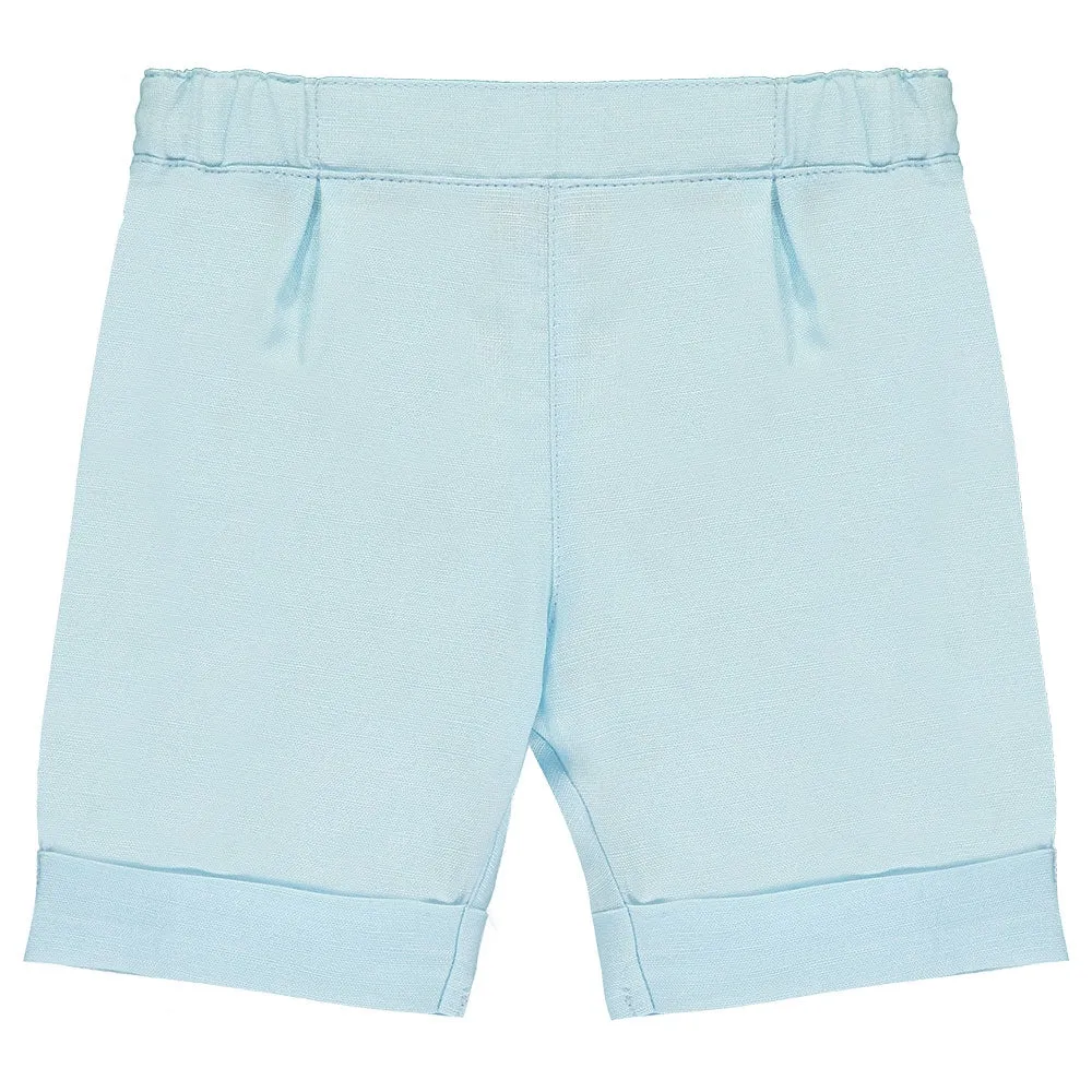 Perry Blue Baby Boys Outfit Set