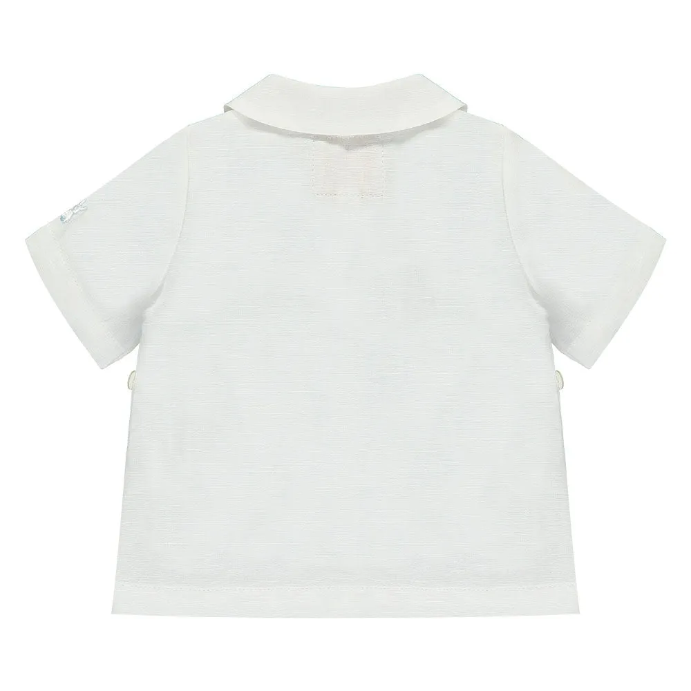 Perry Blue Baby Boys Outfit Set
