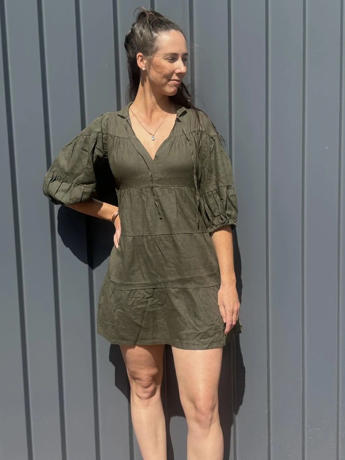 Pilbara Womens Linen Dress