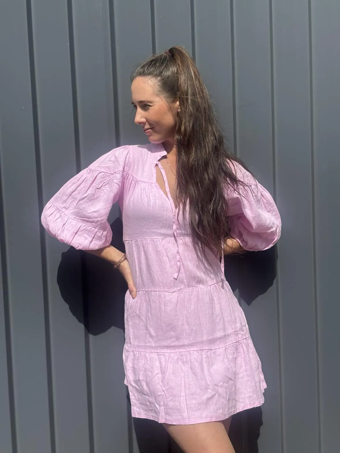 Pilbara Womens Linen Dress
