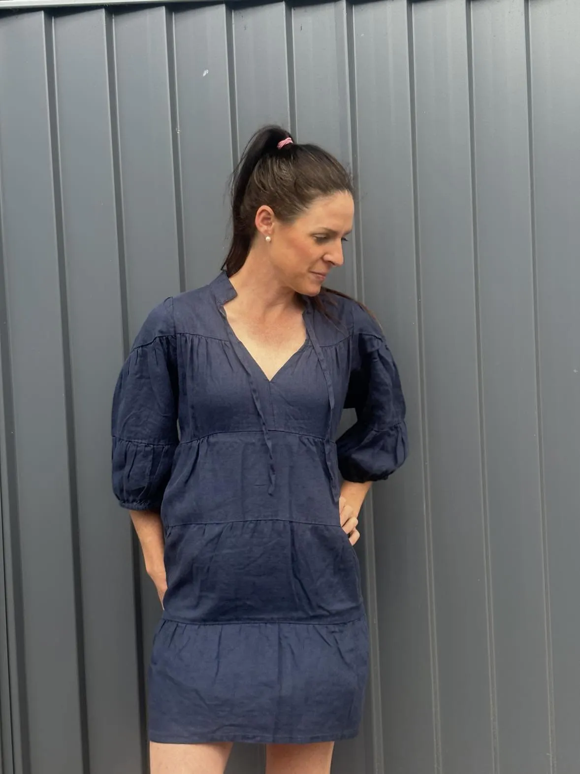 Pilbara Womens Linen Dress