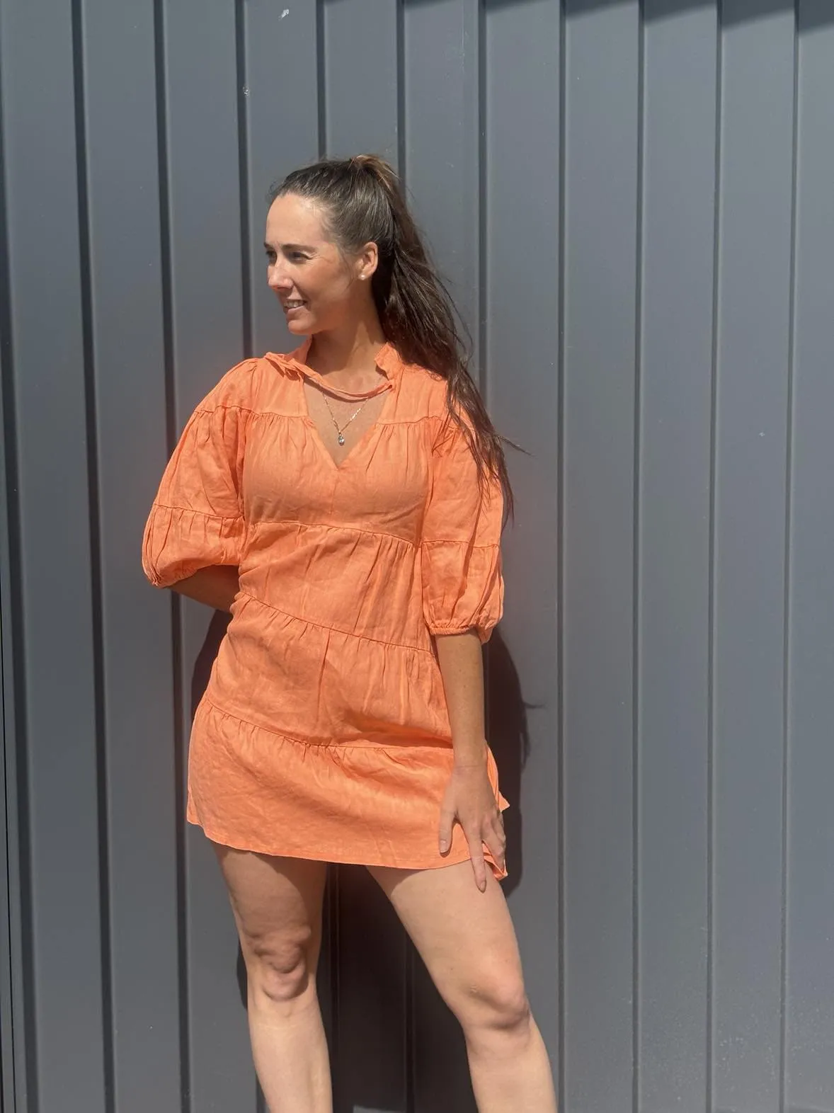 Pilbara Womens Linen Dress