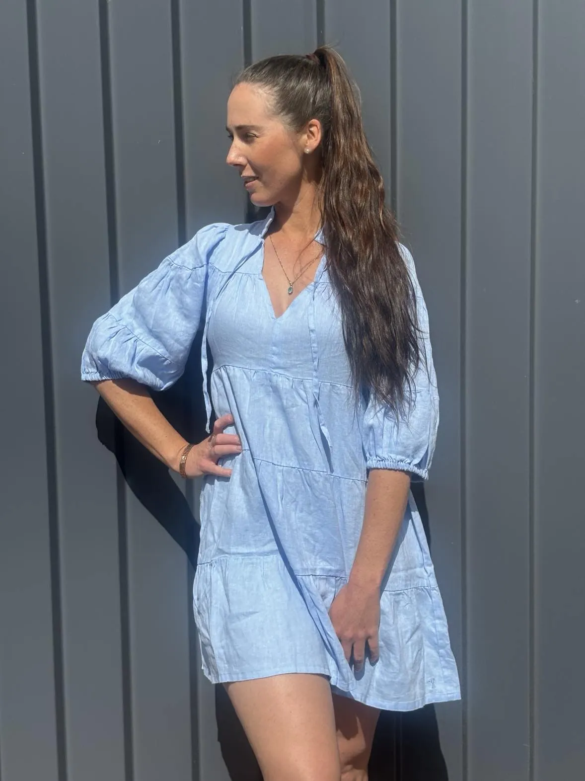 Pilbara Womens Linen Dress
