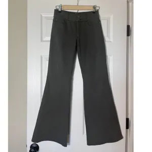 Pilcro and the Letterpress Anthro Gray Green Flare Denim Pants Jeans Size 25