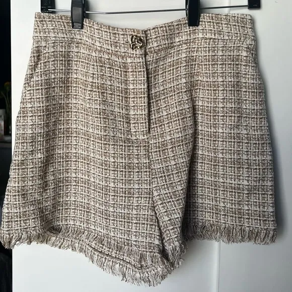 PINKO. Sherman Shorts, Cream/Beige