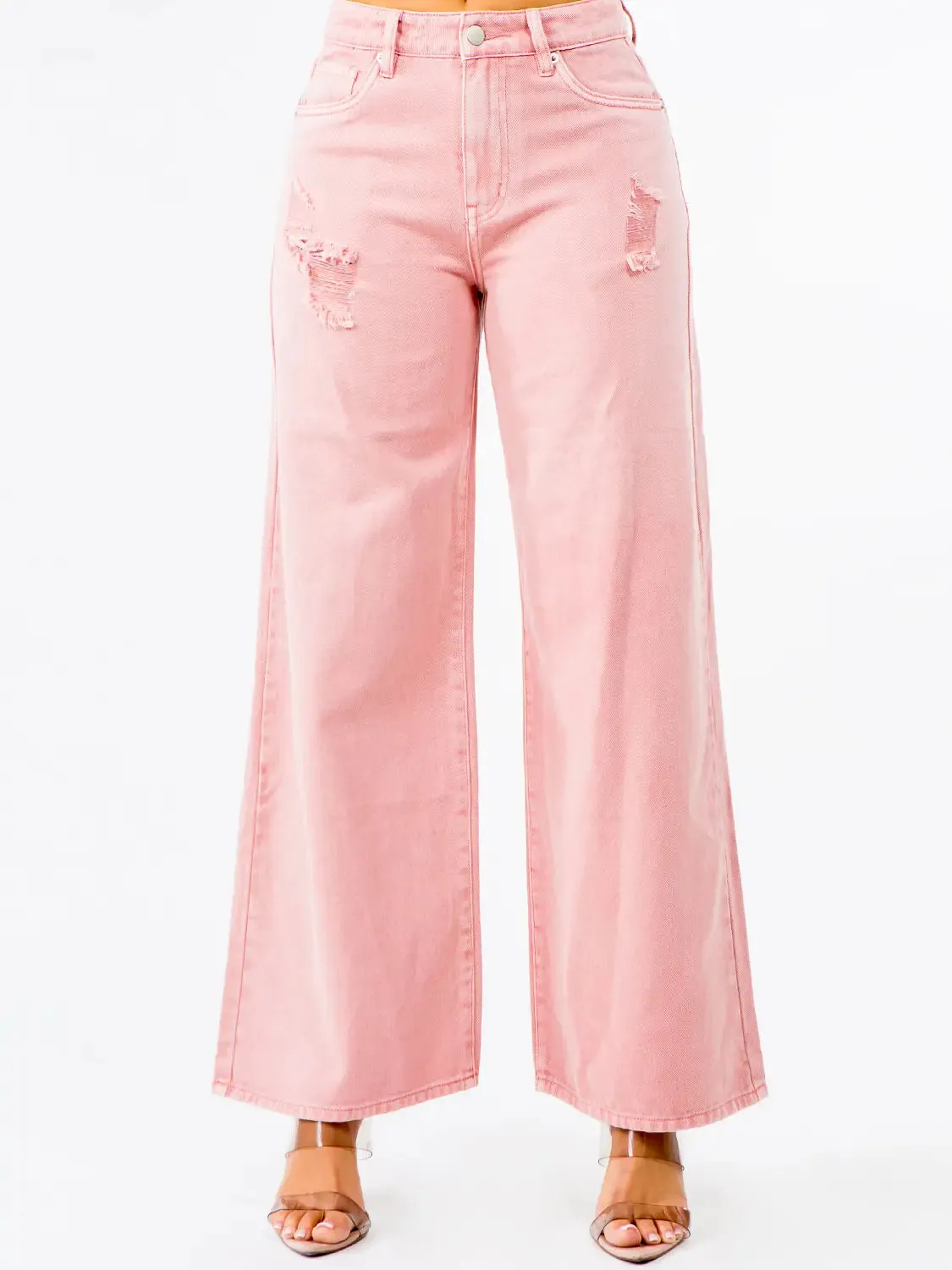 Pinky Wide Legged Jeans
