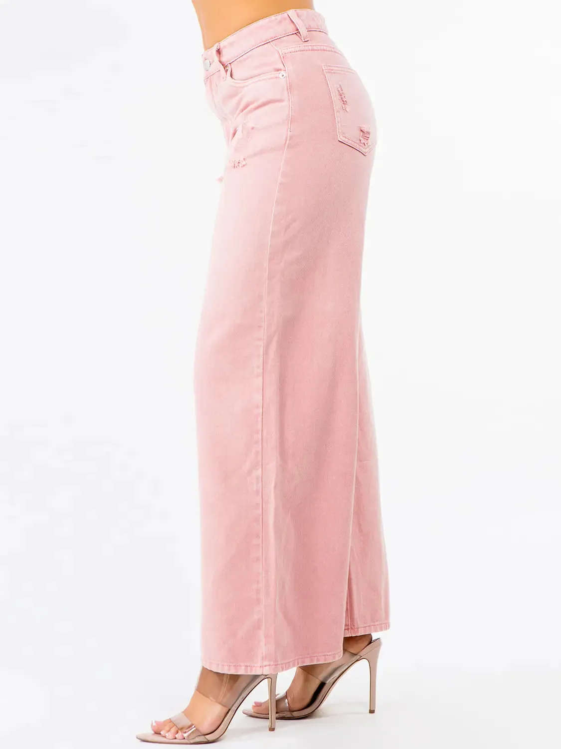 Pinky Wide Legged Jeans