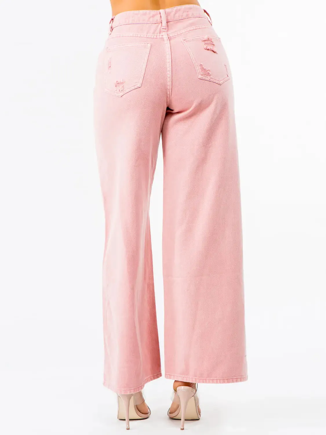 Pinky Wide Legged Jeans